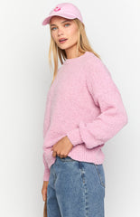 Oxford Pink Knit Sweater