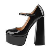 Platform Ankle Strap Heels