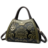 Zipper Pocket Crossbody Women Leather Shoulder Bags