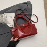 Short Handle PU Leather Tote Bags for Women