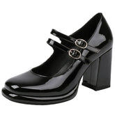 Straps Mary Janes High Heels Platform Shoes
