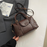 Pillow Design Small Faux Leather Crossbody Bag