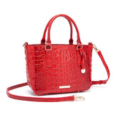Crocodile Pattern Crossbody PU Leather Shoulder Bag