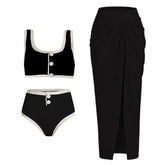 Printed Flower Push-Up Bikini Set