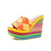 Rainbow Platform Wedges