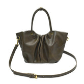 Pleated Short Handle Shoulder Bags