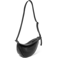 Black Leather Sling bag