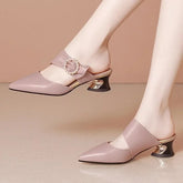 Platform Low Heel Pumps