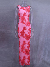 Floral Embroidered Maxi Dress