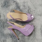 14CM Super High Heels Open Toe Sandals