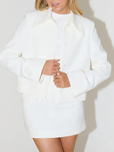 Women's Skirt Suits Casual Two Piece Sets