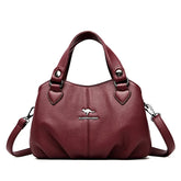 PU Leather Messenger Bag for Women �Small Crossbody Purse with Zipper