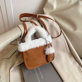 Mini Faux Fur Soft Handbags