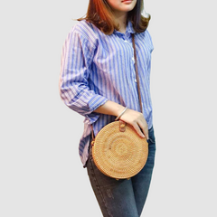 Round Straw Bag