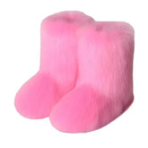 Faux Fur Plush Lined Snow Boots