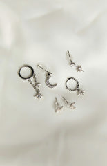 Starry Nights Silver Earring Pack