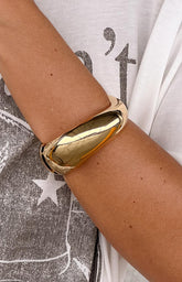 Steph Gold Cuff Bracelet