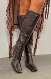 Tony Bianco Fantasy Chocolate Nappa Calf Boots