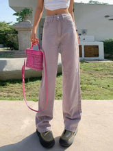 Washed Denim Baggy Boyfriend Jeans