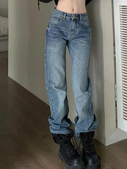 Vintage Low Rise Boyfriend Jeans