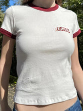 Contrast Letter Print Round Neck Tee