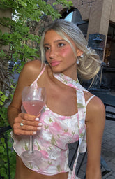 Irina Pink Print Cami Top