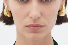 Gold Teardrop Drop Earring