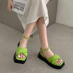 Vintage Cross Sandals