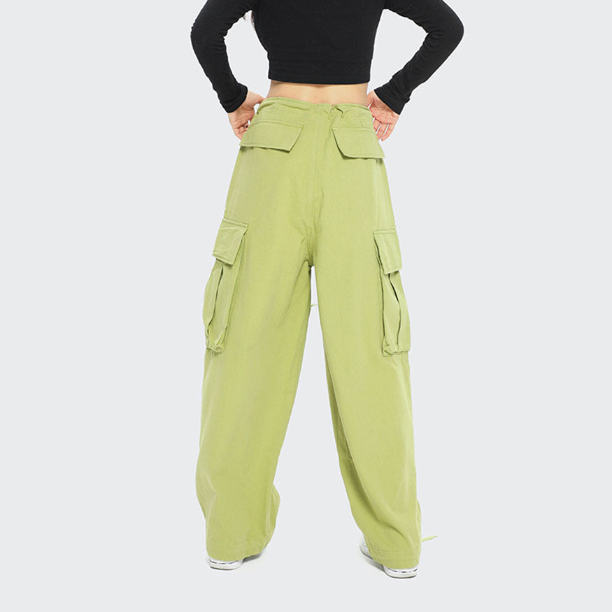 Minimalist Stylish Drawstring Cargo Pants