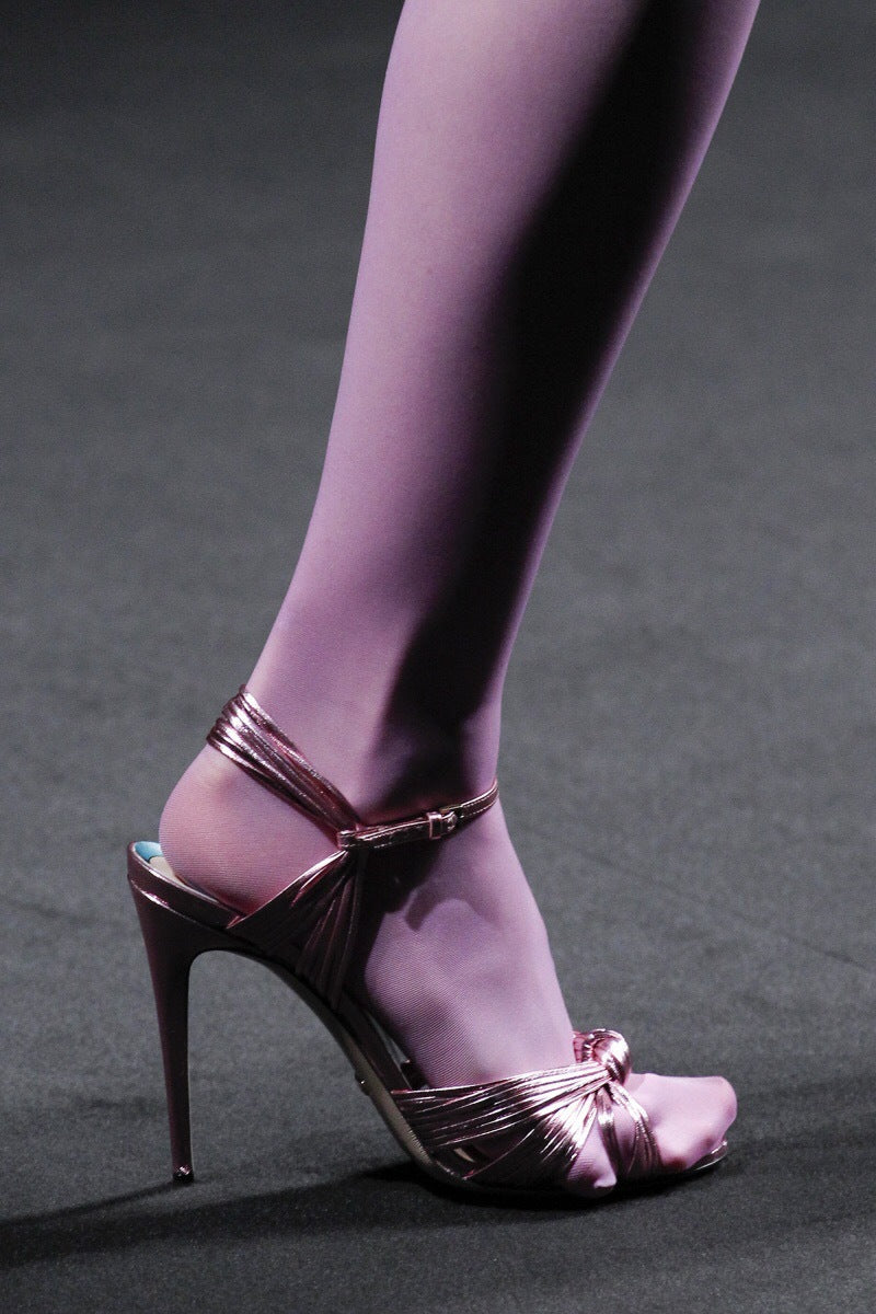 Indiana Metallic High Heel Sandals