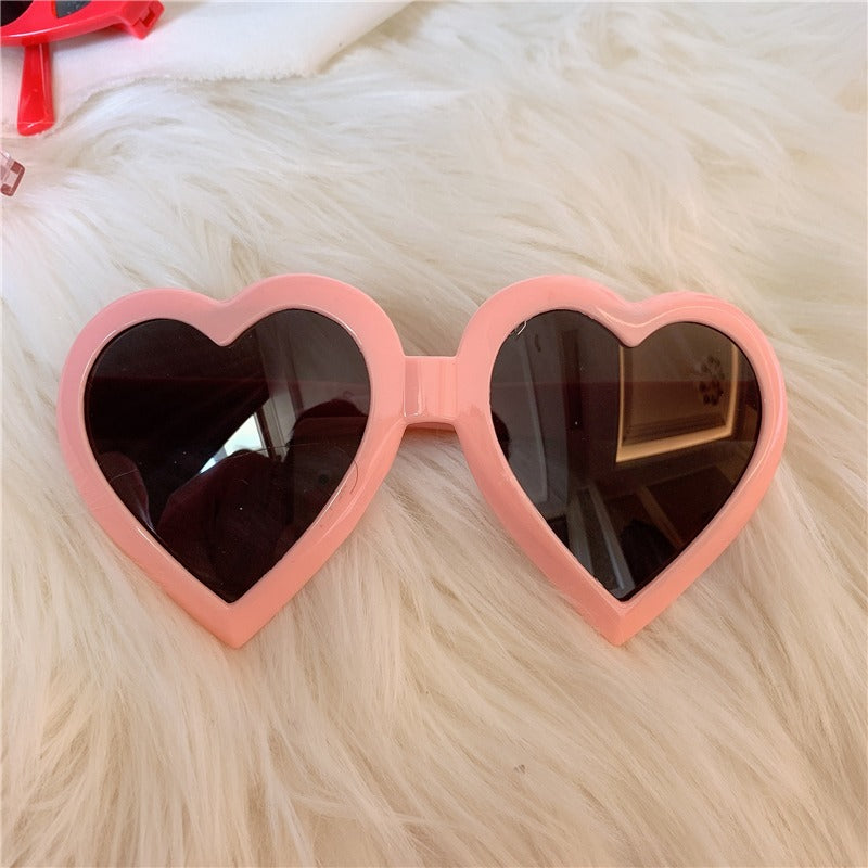 Pink Retro Sunglasses