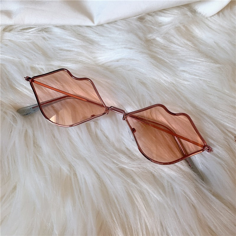 Pink Retro Sunglasses