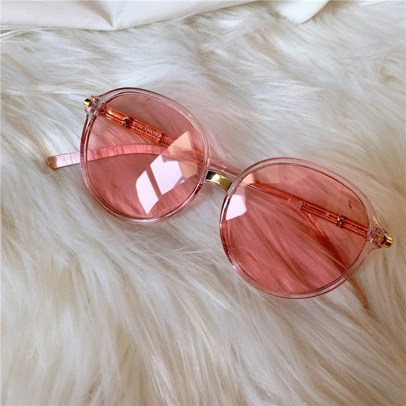 Pink Retro Sunglasses