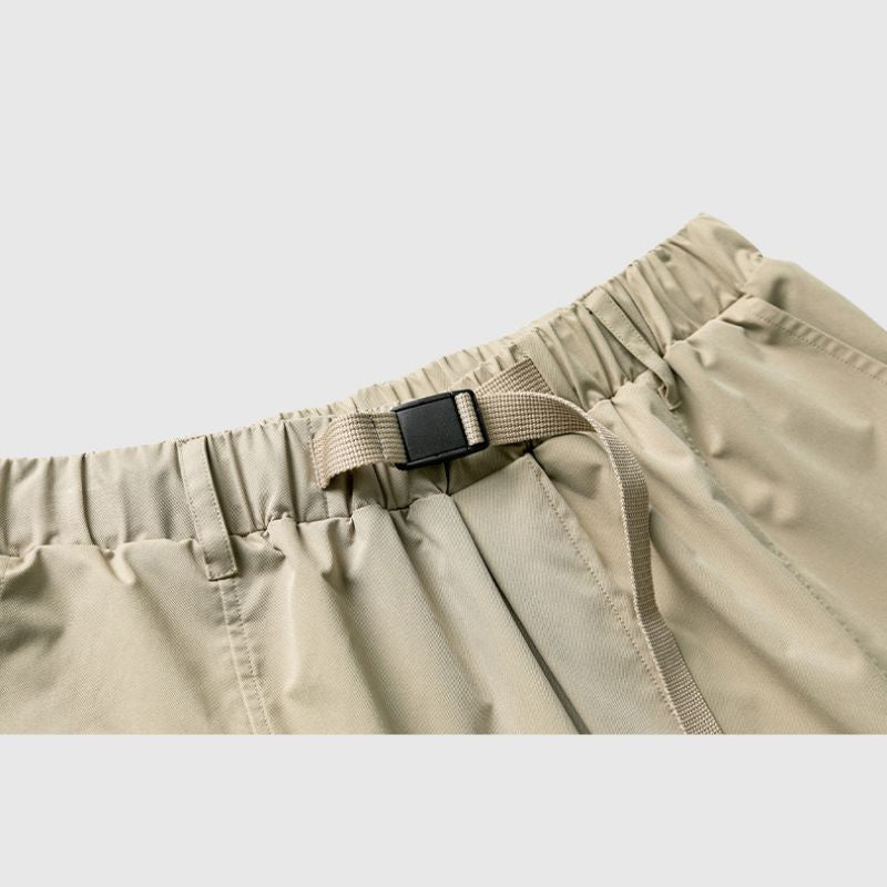 Buckle Belt Cargo Shorts