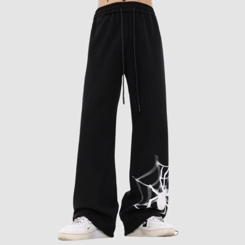 Spider Web Printed Sweatpants