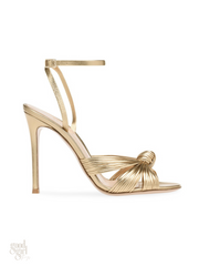 Sirena Golden Strappy Heels