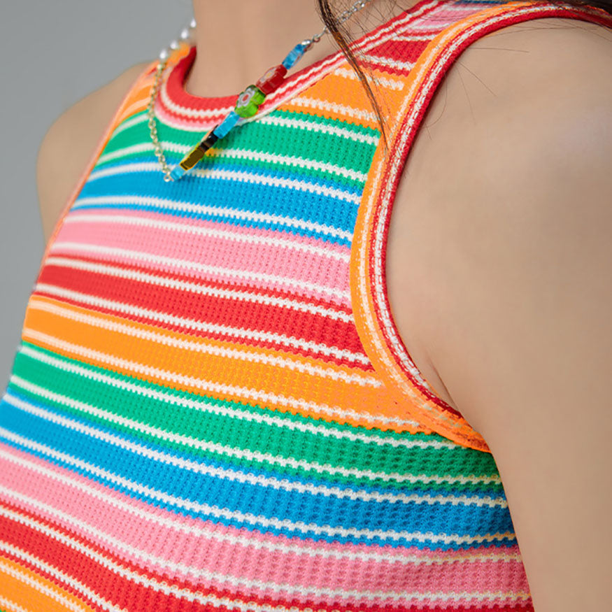 Colorful Striped Tank Top