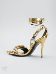 Gianella Crystal Embellished Heels