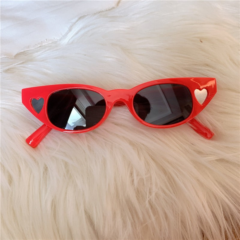 Pink Retro Sunglasses