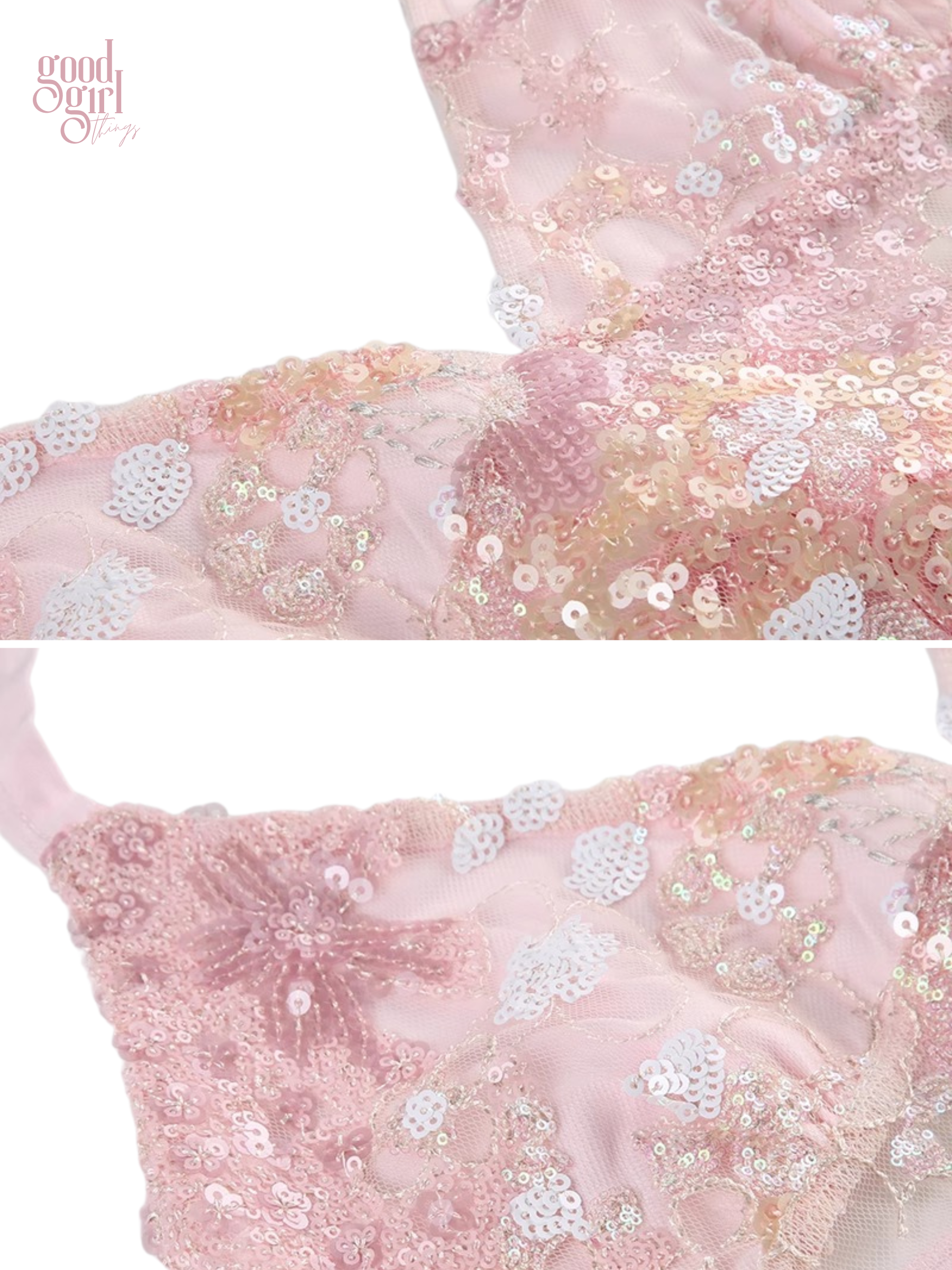 Mesa Sequin Backless Top
