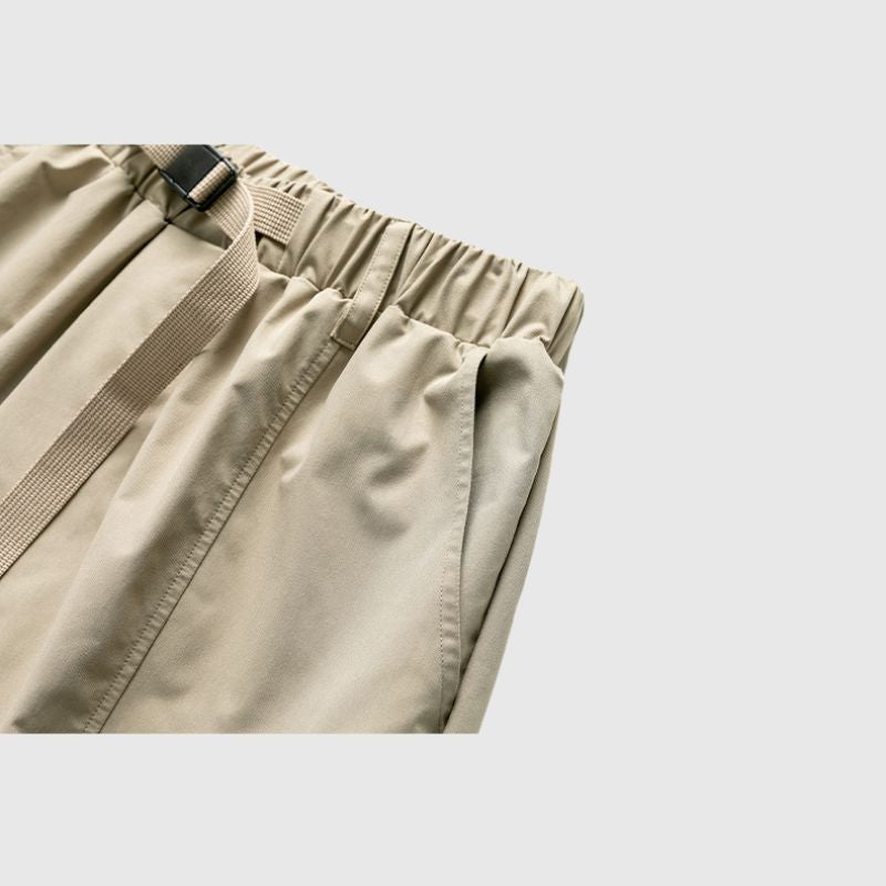 Buckle Belt Cargo Shorts