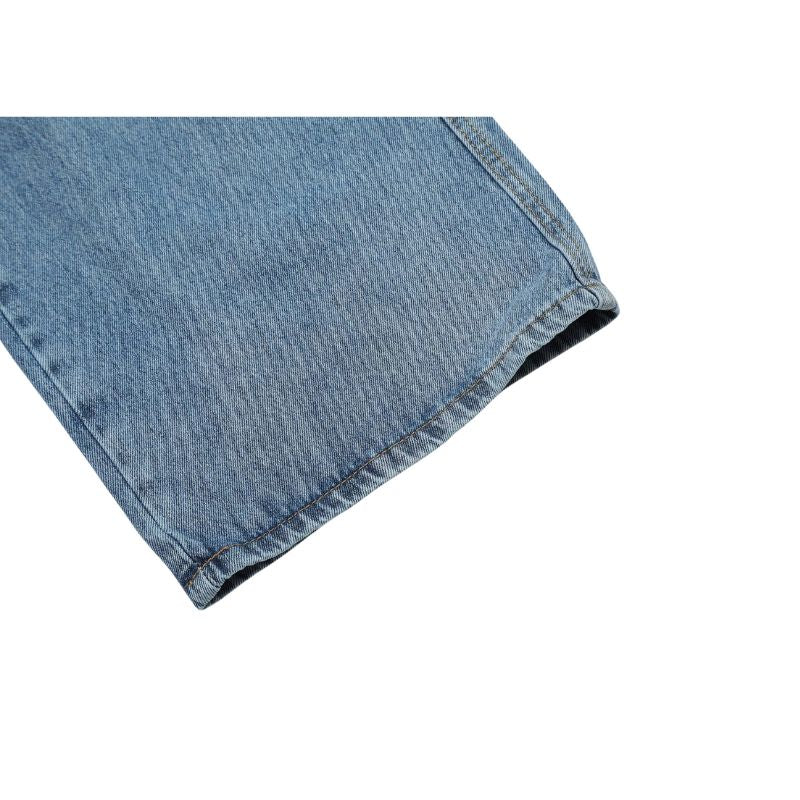 Vintage Straight Leg Patch Pocket Jeans