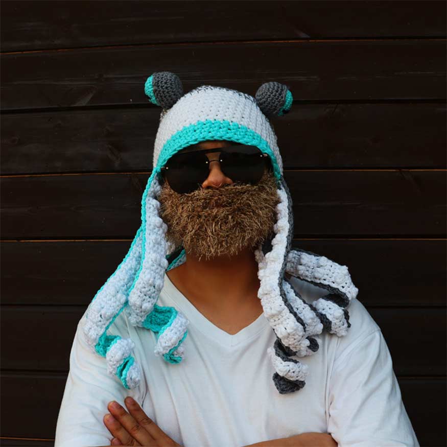 Octopus Head Knit Beanie