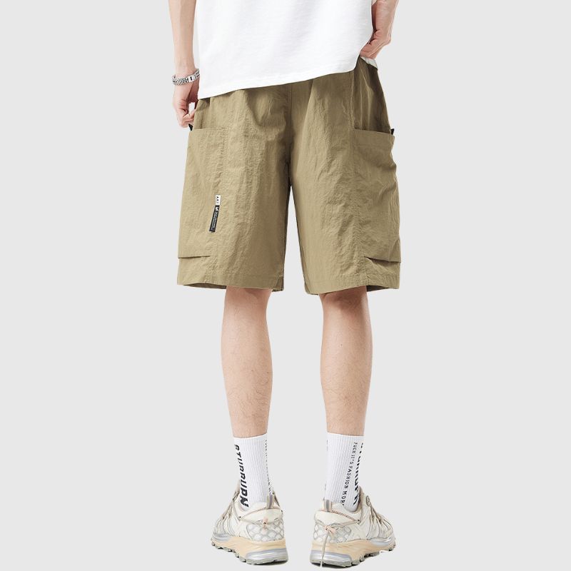 Comfy Solid Cargo Shorts