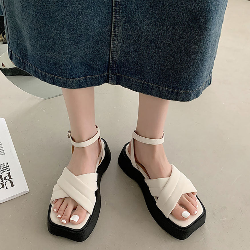 Vintage Cross Sandals