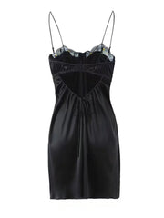 Thalia Saten Mini Dress