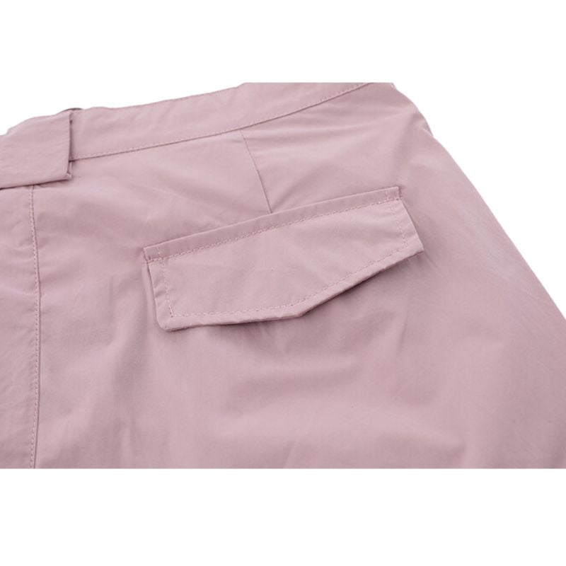 Zip Pocket Design Pleted Cargo Pants