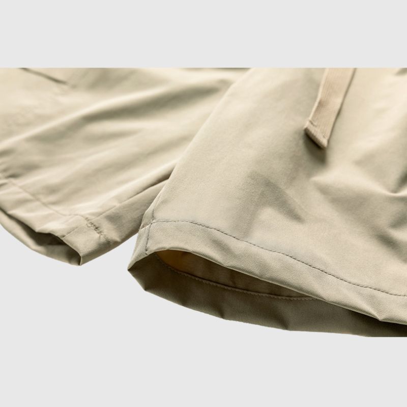 Buckle Belt Cargo Shorts