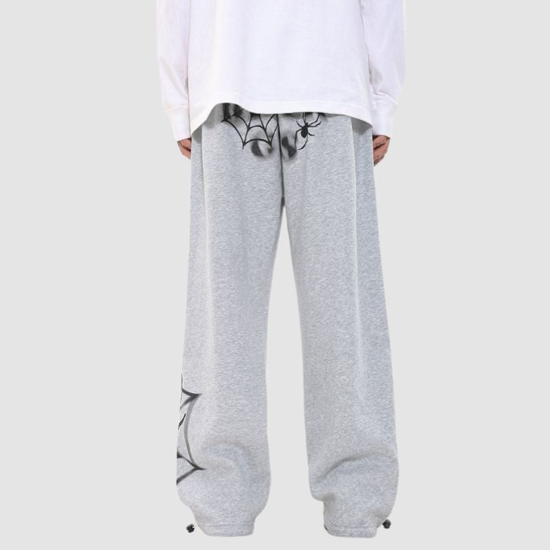 Spider Web Printed Sweatpants