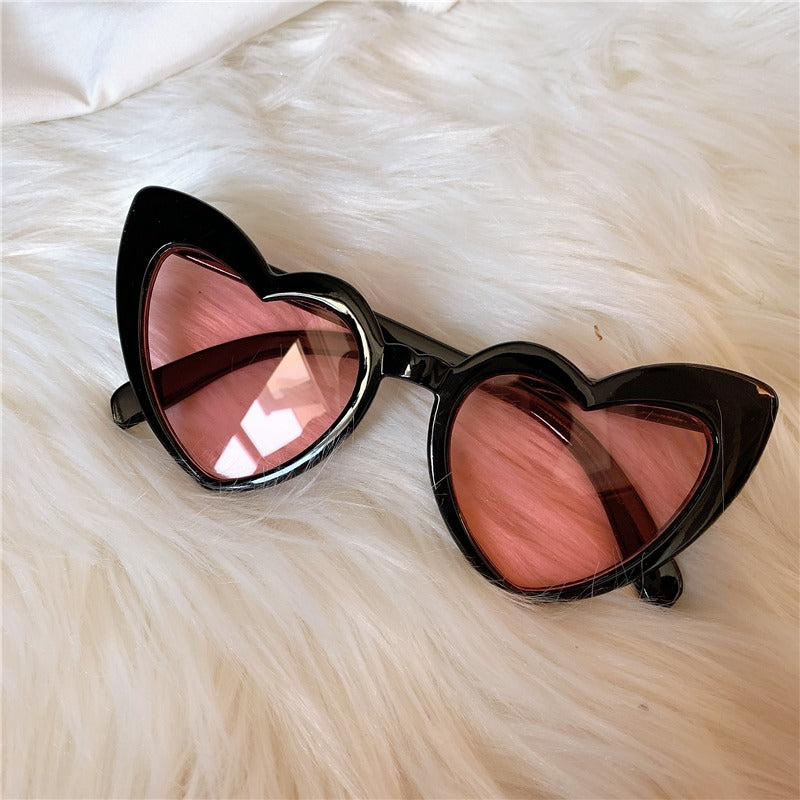 Pink Retro Sunglasses